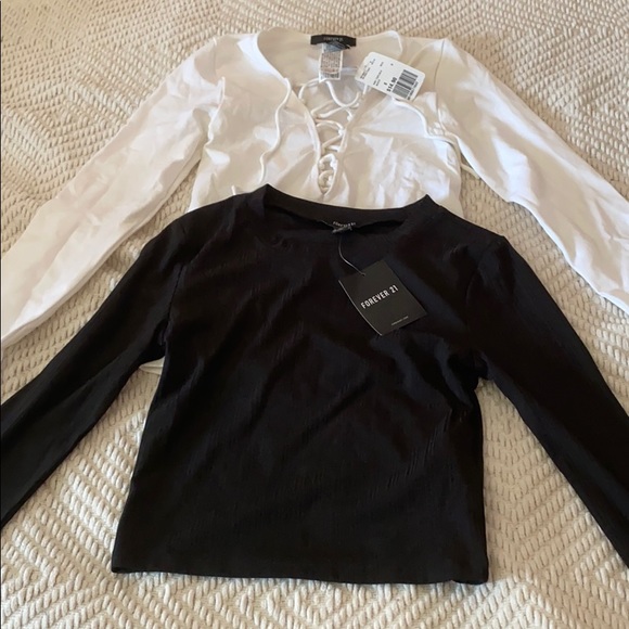 NWT Forever 21 Long Sleeve Top Bundle - Picture 2 of 6